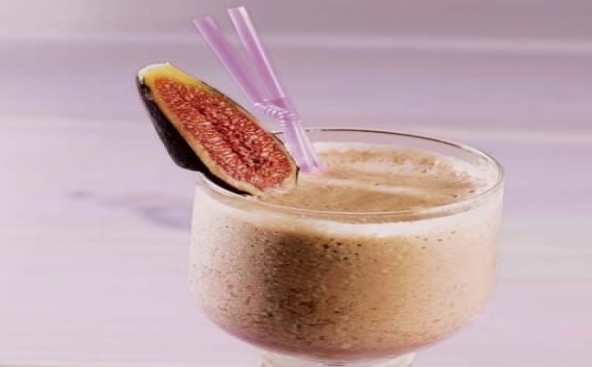 Batido de higos y leche